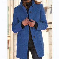 Clara | Eleganter und raffinierter, taillierter Trenchcoat mit Stehkragen