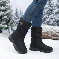 Aurora | Comfortable and Durable Waterproof Fur-Lined Mid-Calf Winter Snow Boots