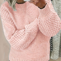 Isabelle | Soft And Graceful Lantern Sleeve Knit Sweater