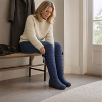 Stella | Stilvolle und gemütliche, gesteppte hohe Winterschneestiefel