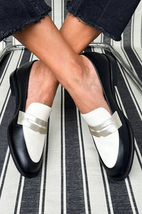 Aurelia | Raffinierte und stilvolle zweifarbige Loafer