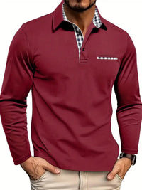Samuel | Klassisches Langarm-Poloshirt für einen Smart-Casual-Stil