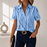 Daisy | Camicetta floreale elegante e versatile con stampa astratta