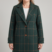 Charlotte | Cappotto trench a quadri, classico e di stile