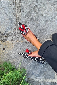 Ivy | Ausdrucksstarke Statement-Loafer mit Animalprint und Fransen