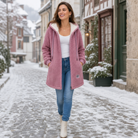 Martina | Warme und stilvolle Winterjacke mit Kapuze und Kunstfell