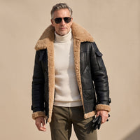 Lucas | Bomber comodo e caldo con fodera effetto teddy
