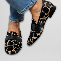 Matilda | Mocassins audacieux et élégants à imprimé léopard