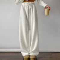 Grace | Elegant And Cozy Wide-Leg Fleece Pants