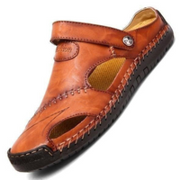 Brandon | Orthopedic Leather Closed-Toe Sandals