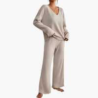 Juliette | Completo in maglia dal taglio morbido con pullover e pantaloni da casa