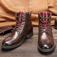 Alexander | Elegante und anspruchsvolle Oxford-Lederstiefel für Herren