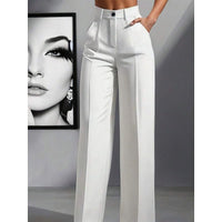 Eleanor | Stilvolle und bequeme High-Waist-Hose mit geradem Bein