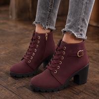 Kristin | Bottines pour femme à talon épais, élégantes et confortables