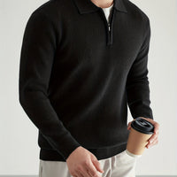 Patrick | Eleganter und vielseitiger Herrenpullover mit Reißverschluss