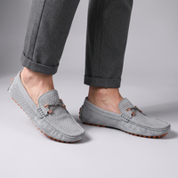 David | Mocassino moderno e traspirante in pelle traforata