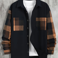 Florian | Robustes und modernes Holzfällerhemd mit Colorblocking