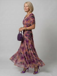 Seraphina | Sophistication And Feminine Off Shoulder Midi Dress