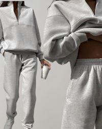 Chloe | Gemütliches und elegantes Loungewear-Set aus weichem Fleece
