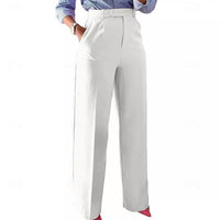 Camille | Pantaloni eleganti e comodi a vita alta e gamba dritta
