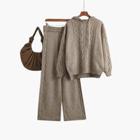 Daphne | Oversized-Hoodie- und Relax-Set mit weitem Bein