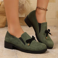 Julia | Anmutige und vielseitige Slip-On-Loafer mit Schleifendetail
