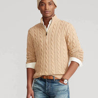 John | Maglione classico in pura lana a trecce