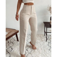 Diana | Pantaloni eleganti e versatili a vita alta e gamba dritta