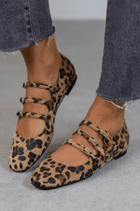 Isabella | Bold and Fashionable Leopard Print Buckle Loafers